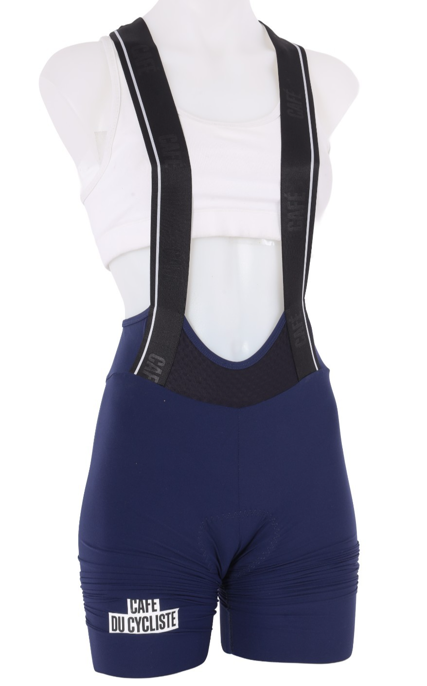 Cafe du Cycliste Victoire Bib Shorts Women MEDIUM Navy Cycling Road Bike