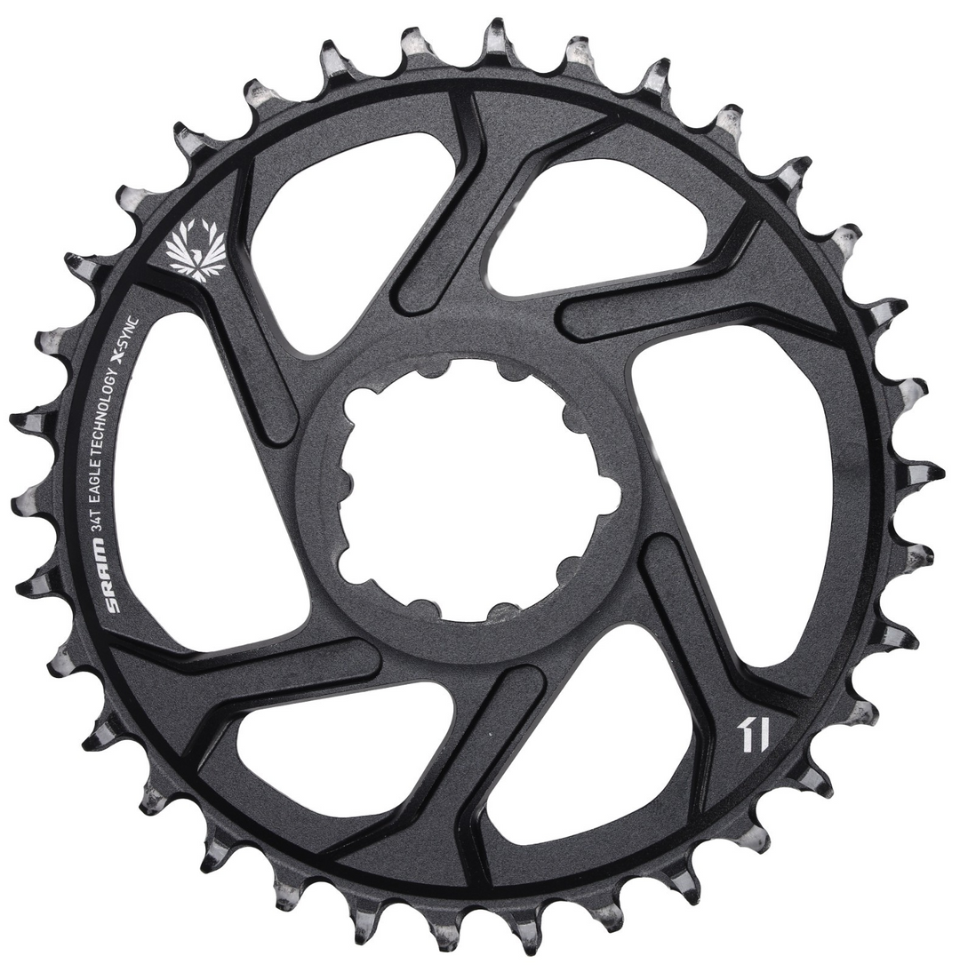 SRAM X-Sync 11 Speed Direct Mount Mountain Bike Chainring 34T 3-Bolt 6mm Offset