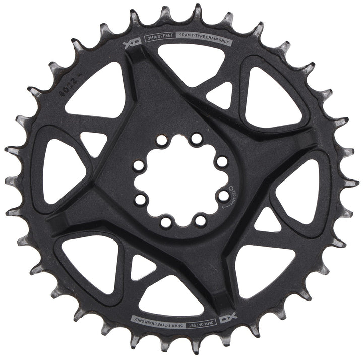 SRAM X0 Eagle Transmission 12s Mtn Bike Chainring 34T 8-Bolt Direct Mount T-Type