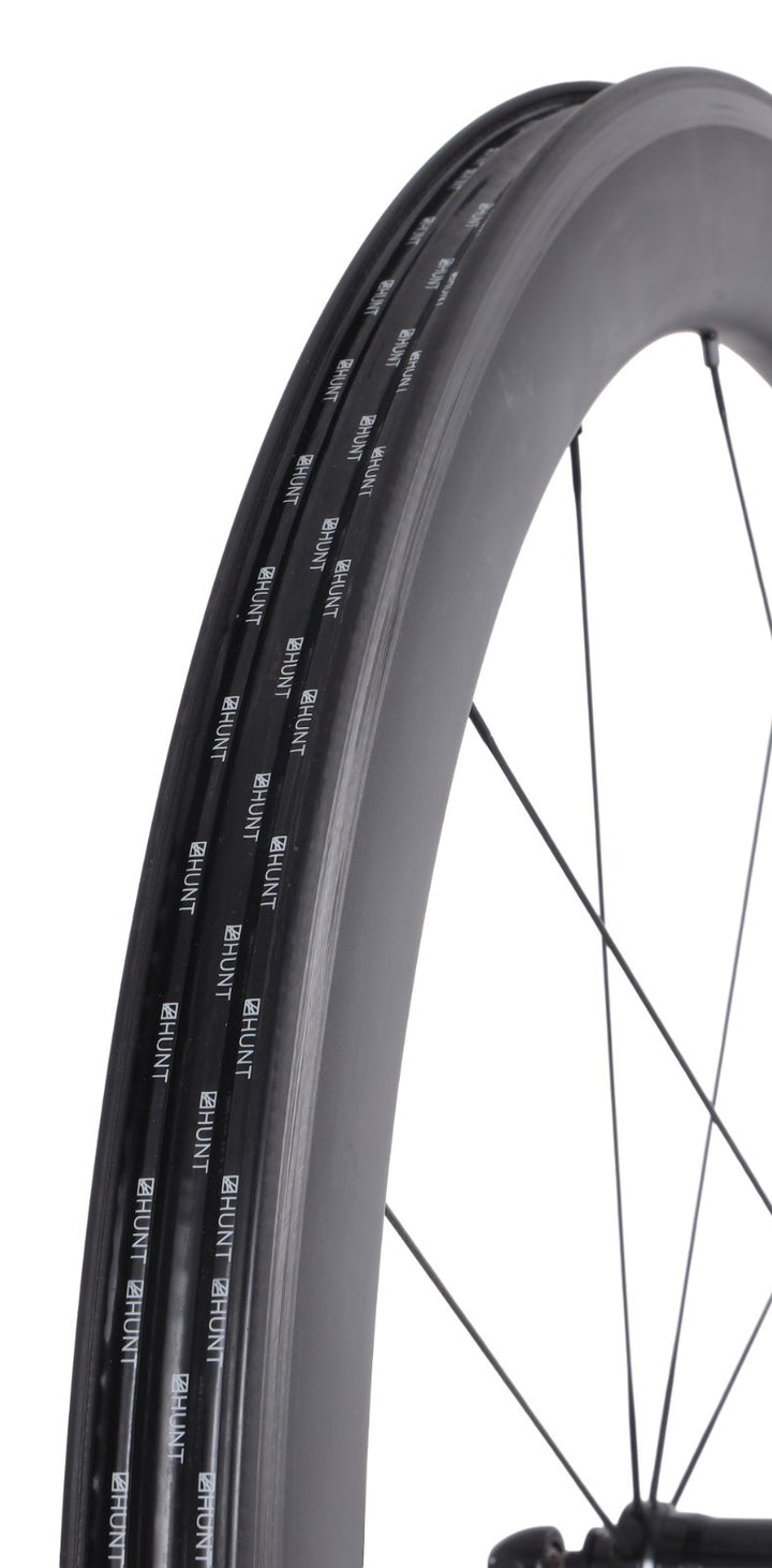 HUNT 54 Aerodynamicist Carbon Tubeless Road FRONT Wheel 700c QR Rim CeramicSpeed