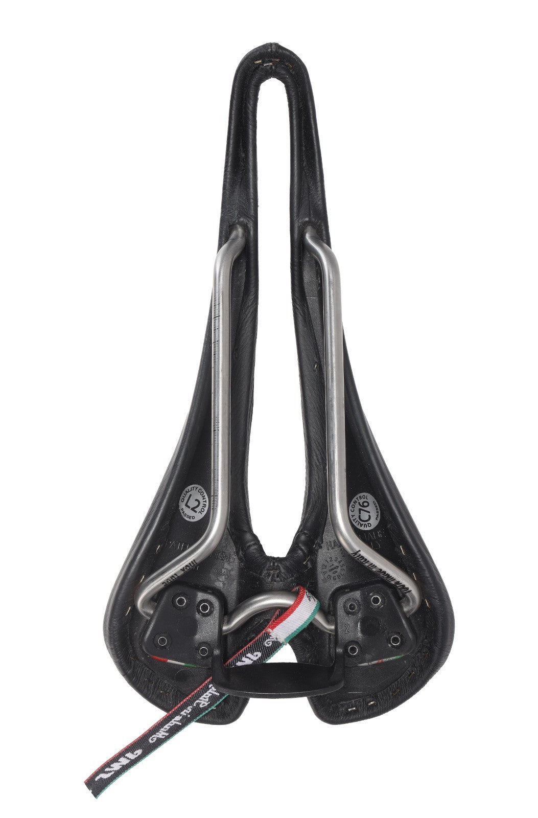 Selle SMP Glider Road Bike Saddle 134mm 7 x 7mm Inox Steel Cutaway Black Italy