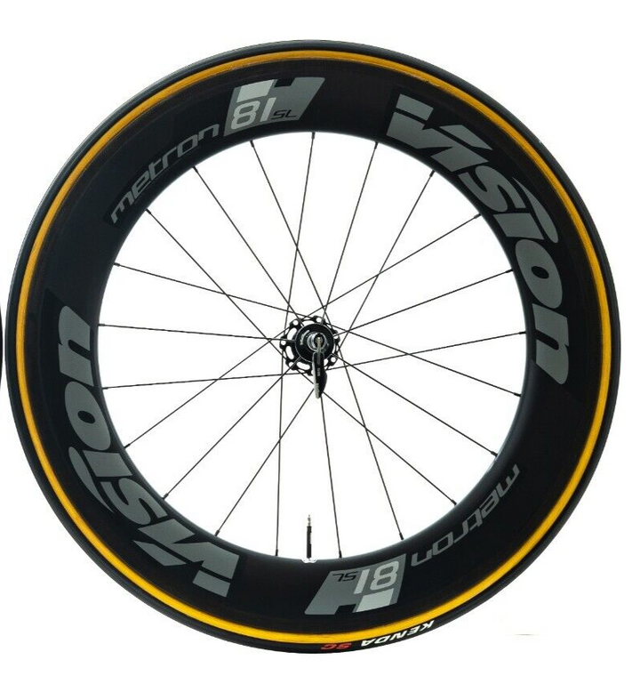 Vision Metron 81 SL Carbon Tubular Road Bike REAR Wheel 11s Shimano HG Rim Kenda