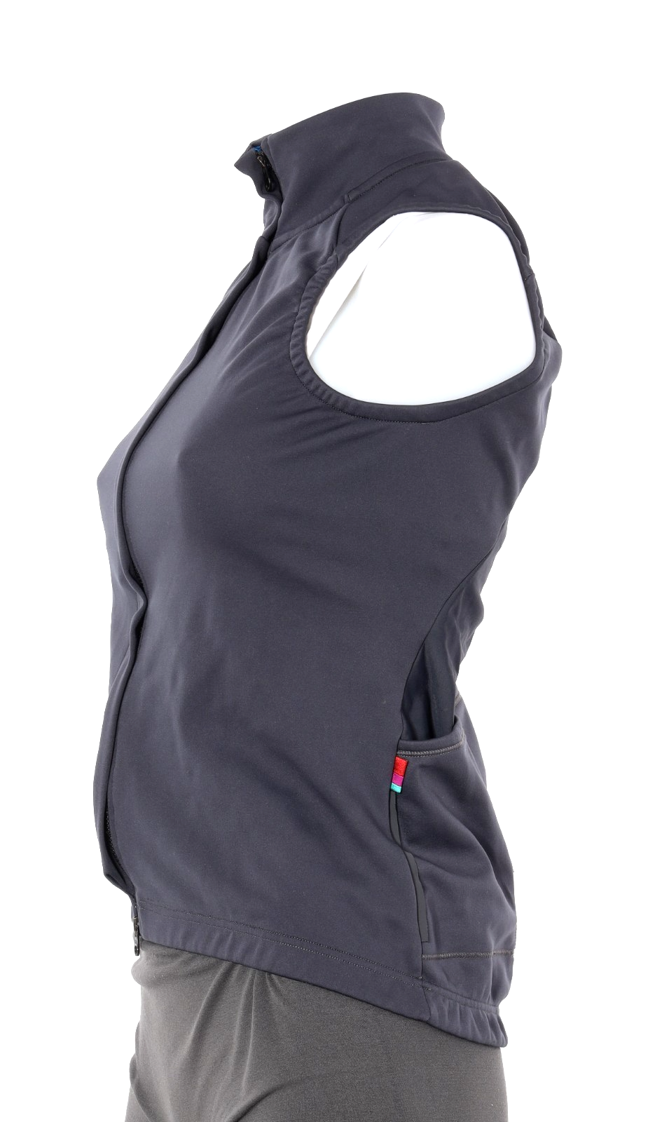 Velocio ES Cycling Vest Women SMALL Gray Road Bike Gravel Mountain Cyclocross
