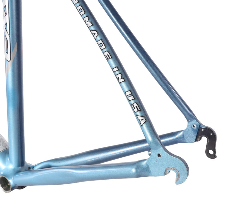 Cannondale R1000 Sport CAAD5 Alloy Road Bike Frameset XL 60cm Blue Rim QR 2003