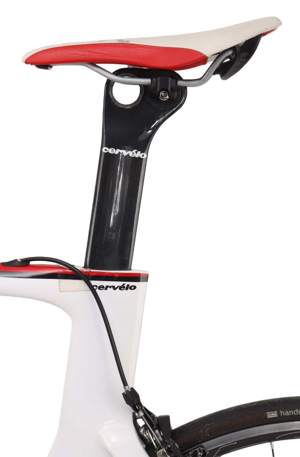 Cervelo S5 Team Carbon Road Bike 2x 10 Speed 61cm SRAM WHITE 700c Rim QR 2012