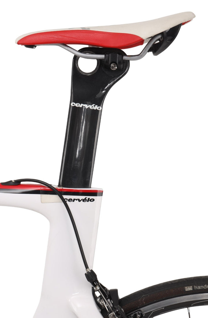 Cervelo S5 Team Carbon Road Bike 2x 10 Speed 61cm SRAM WHITE 700c Rim QR 2012
