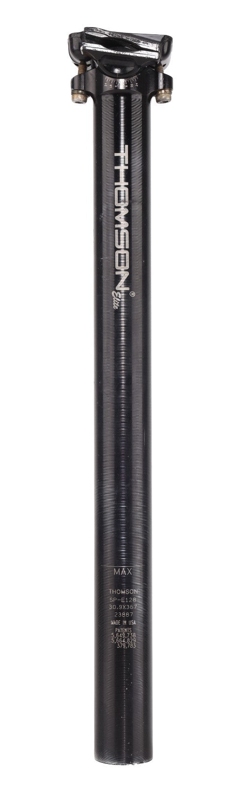 Thomson Elite Mtn Bike Alloy Seatpost 30.9 x 367mm 0 SB BLACK SP-E128