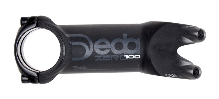 Deda Elementi Zero100 Alloy Road Bike Stem 31.8 x 100mm 8° 1 1/8" BLACK Gravel