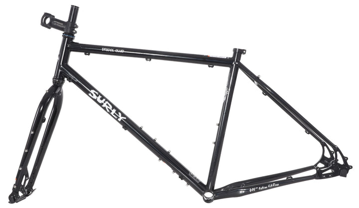 Surly Bridge Club All Road Steel Bike Frameset Large BLACK 700c Touring 4130