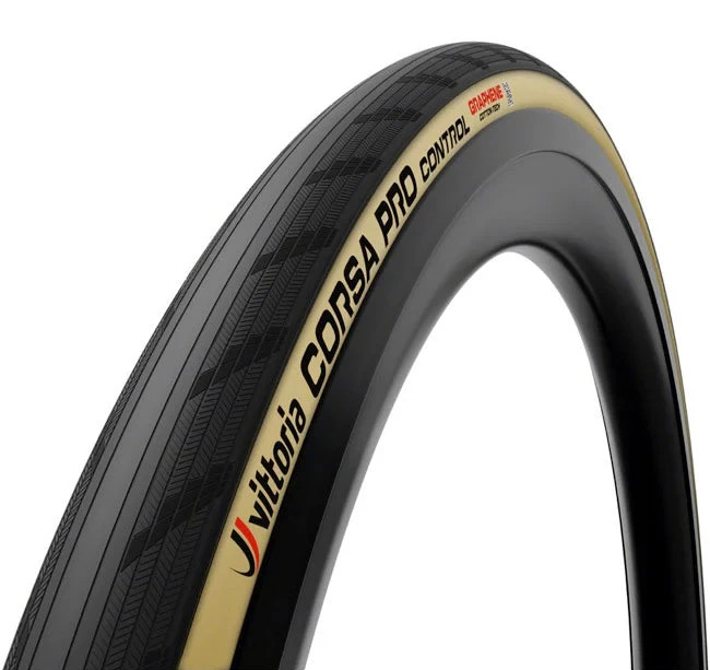 Vittoria Corsa PRO Control TLR Road Bike Tire 700 x 30c Tanwall Cotton Tech