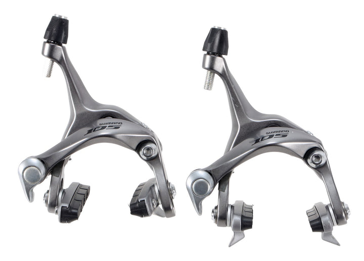 Shimano 105 BR-5700 Road Bike Rim Brake Caliper SET F/R Gray Dual Pivot Alloy