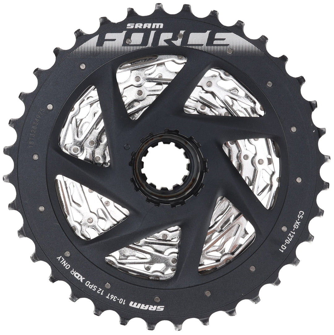 SRAM Force 12 Speed Road Bike Cassette 10-36T CS-XG-1270-D1 XDR Gravel