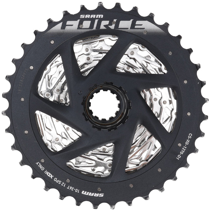 SRAM Force 12 Speed Road Bike Cassette 10-36T CS-XG-1270-D1 XDR Gravel