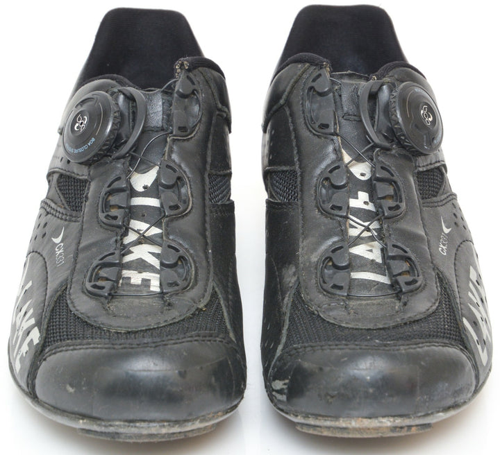 Lake CX331 Carbon Road Bike Shoes EU 39.5 US Men 5.5 BLACK 3 Bolt BOA Cycle Race