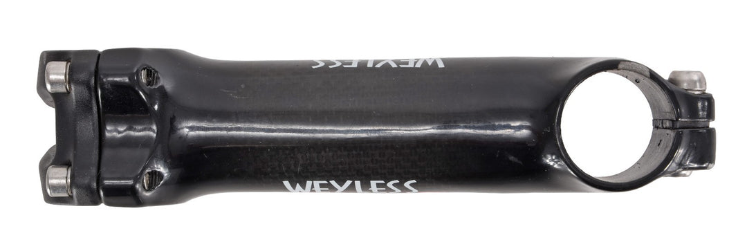 Weyless Carbon Road Bike Stem 31.8 x 130mm 6º Black 1-1/8"