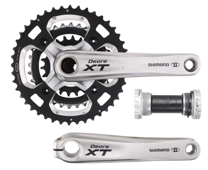 Shimano Deore XT FC-M770 3 x 9 Speed Mountain Bike Crankset 175mm 44/32/22T