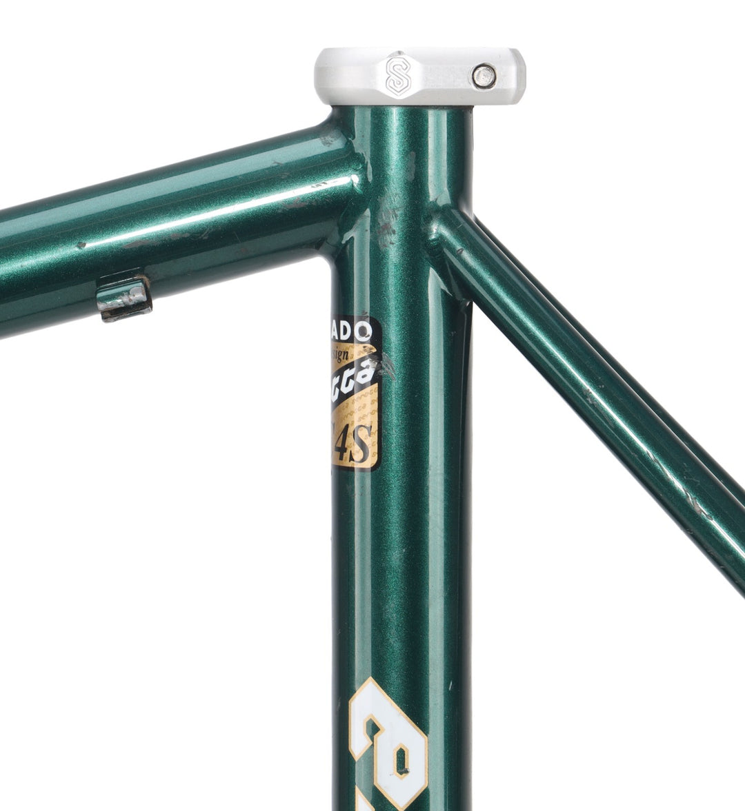 Serotta Colorado III Steel Road Bike Frameset 59cm Carbon GREEN 700c USA Made