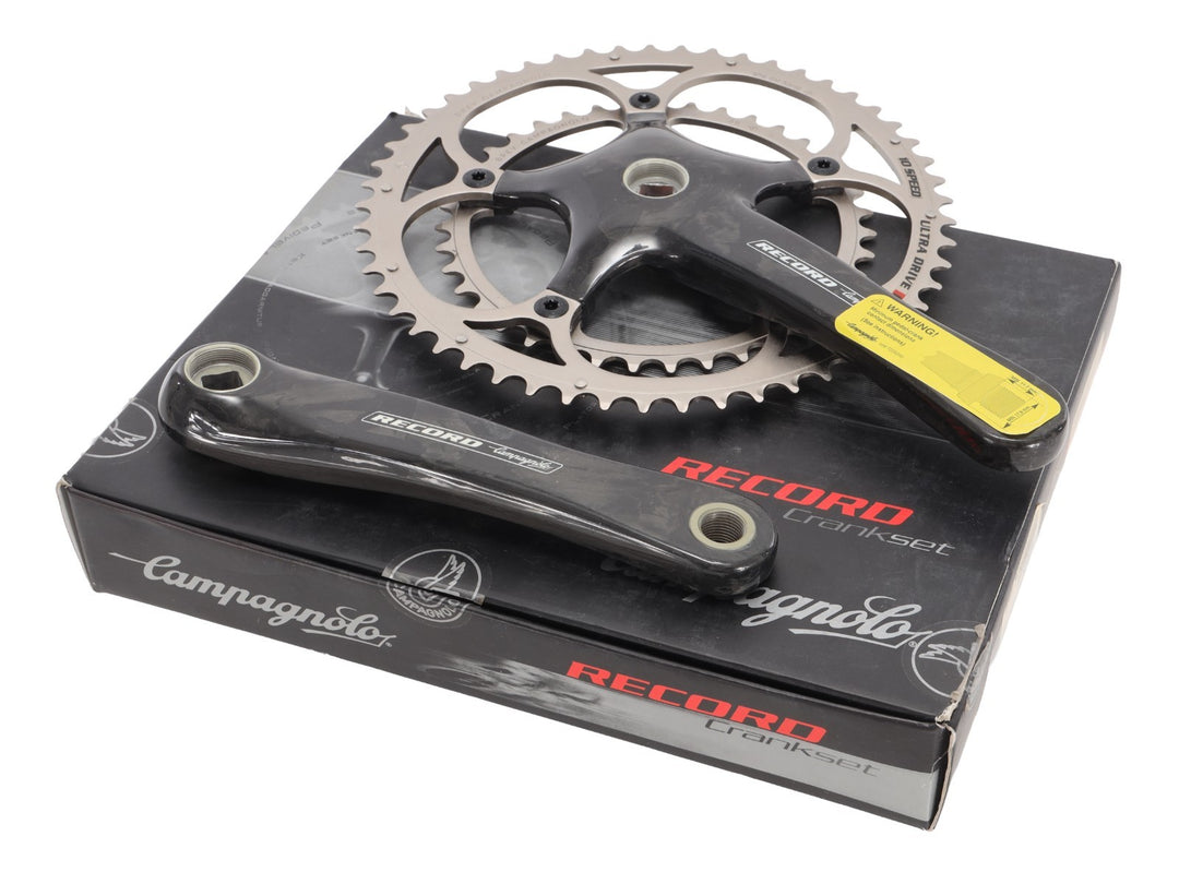 Campagnolo Record 2x 10 Spd Ultra Drive Carbon Road Bike Crankset 172.5mm 53/39T