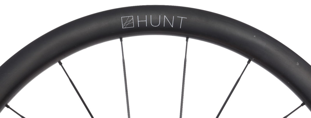 HUNT 44 Aerodynamicist UD Carbon Spoke Disc Tubeless FRONT Road Wheel 700c EZO
