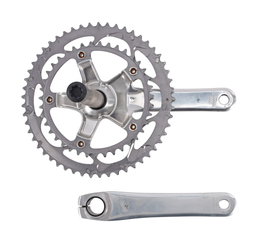 Shimano Ultegra FC-6600 2x 10 Speed Road Bike Crankset 175mm 53/39T Vintage