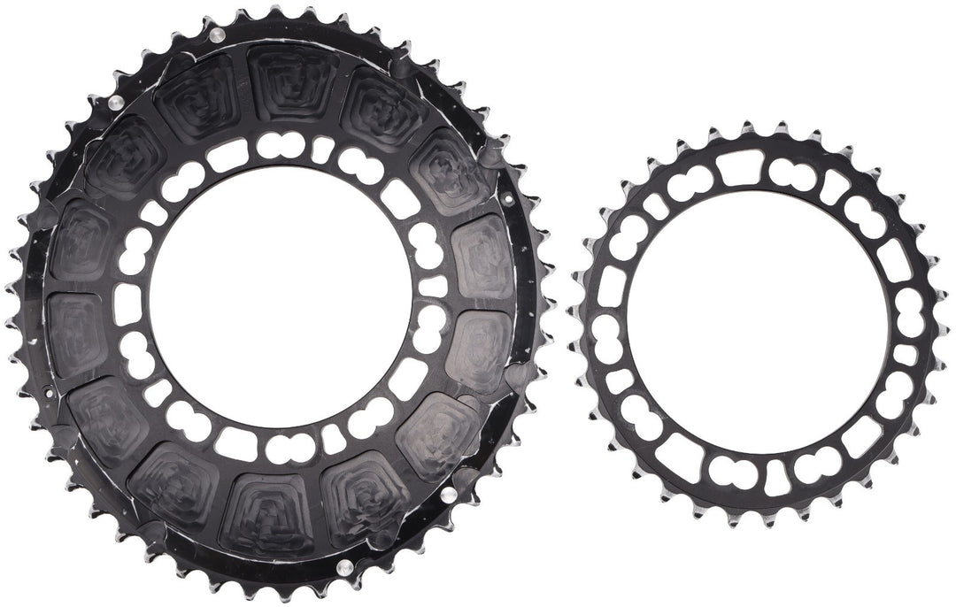 Rotor Q Rings Oval Q50 11 Speed Road Bike Chainrings 50/34T 5-Bolt 110mm BCD