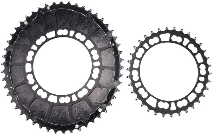 Rotor Q Rings Oval Q50 11 Speed Road Bike Chainrings 50/34T 5-Bolt 110mm BCD