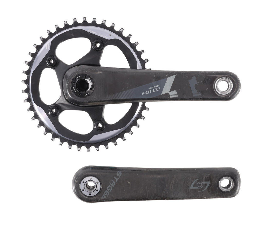SRAM Force 1 Stages Power Meter 42T Carbon Crankset 175mm 1 x 11 Spd Gravel BB30
