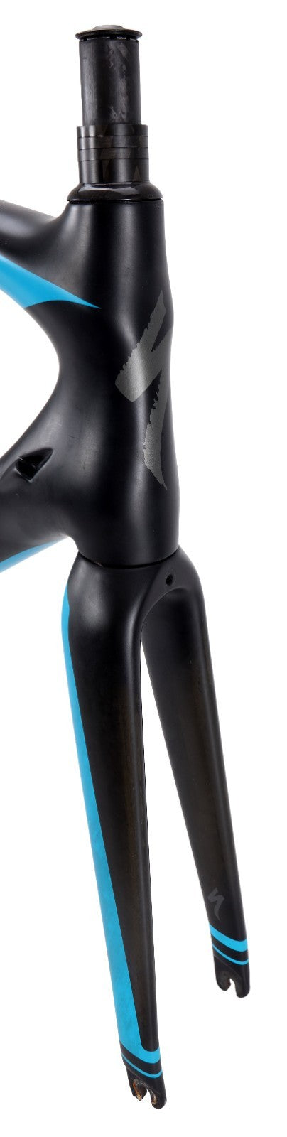 Specialized Tarmac Pro Race Carbon Road Bike Frameset 58cm CYAN 700c QR Rim 2015