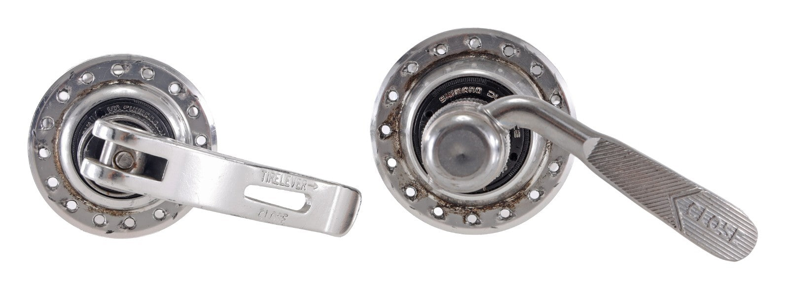 Shimano Dura-Ace 7400 Freewheel 6 Speed Front/Rear Hub Set 100