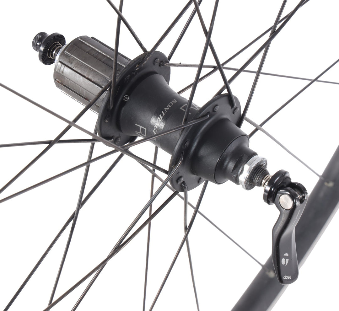 Bontrager Race Alloy Clincher Road Bike Wheelset Shimano 11 Sp Rim Brake QR 700c