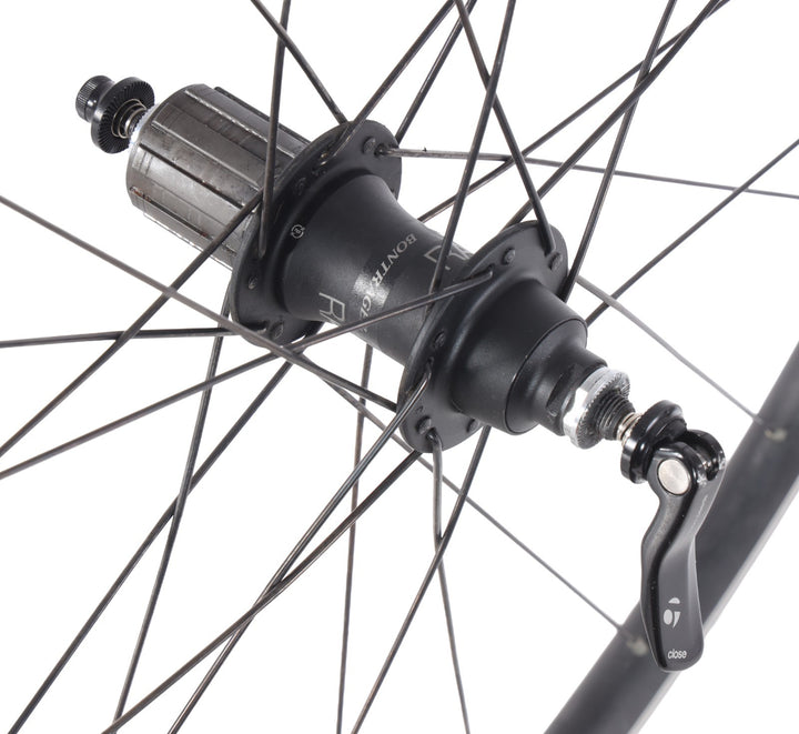 Bontrager Race Alloy Clincher Road Bike Wheelset Shimano 11 Sp Rim Brake QR 700c