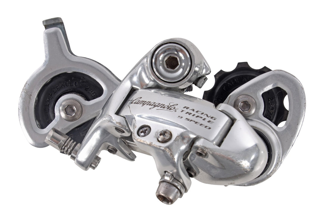Campagnolo Racing Triple 9 Speed Road Bike Rear Derailleur Long Cage Vintage