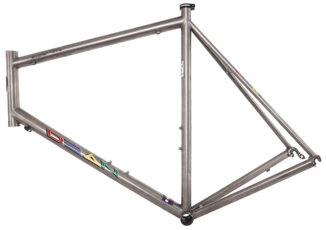 DEAN Bikes Super-Lite Titanium Road Bike Frame 62cm QR Rim Brake USA Gravel CX