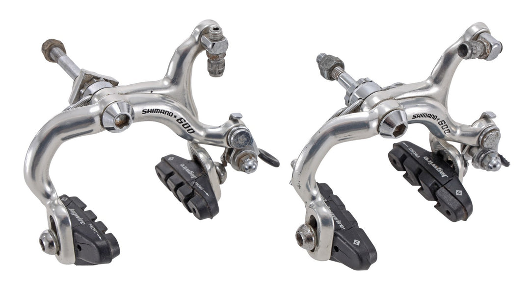 Shimano 600 EX Arabesque Road Bike BR-6200 Brake Caliper Set F/R Single Vintage