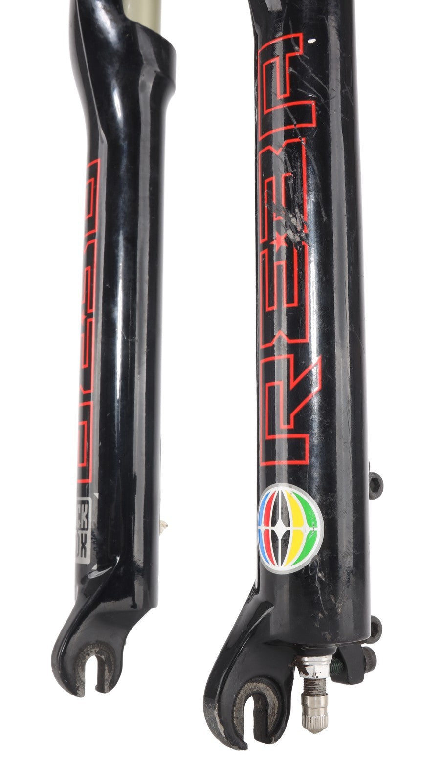 RockShox Reba WC Carbon Mtn Bike 26" Dual Air 1-1/8" Remote QR Disc **FOR PARTS