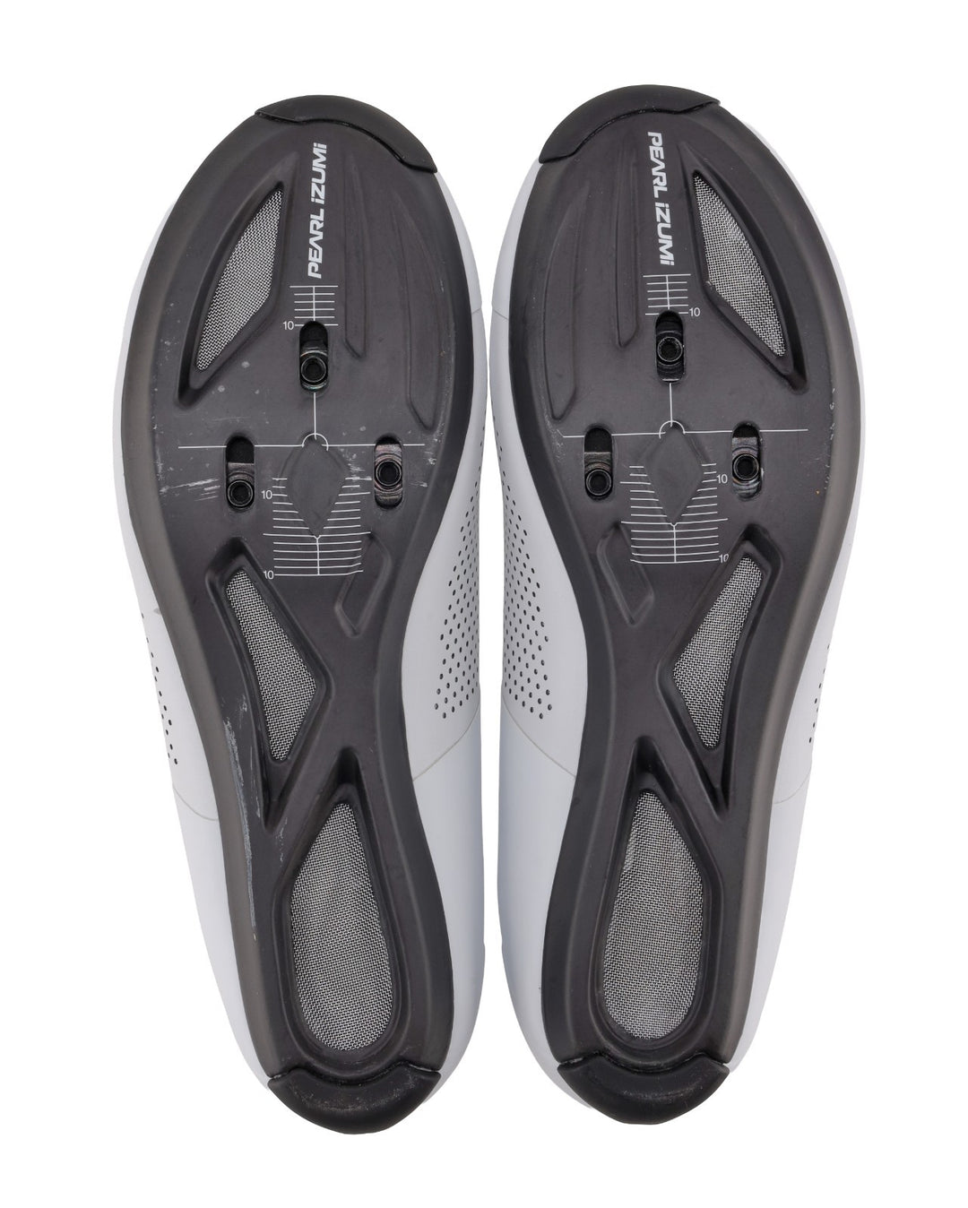 Pearl Izumi PRO Road Carbon Bike Shoes EU 41 US 7.75 BOA Wire 3-Bolt WHITE