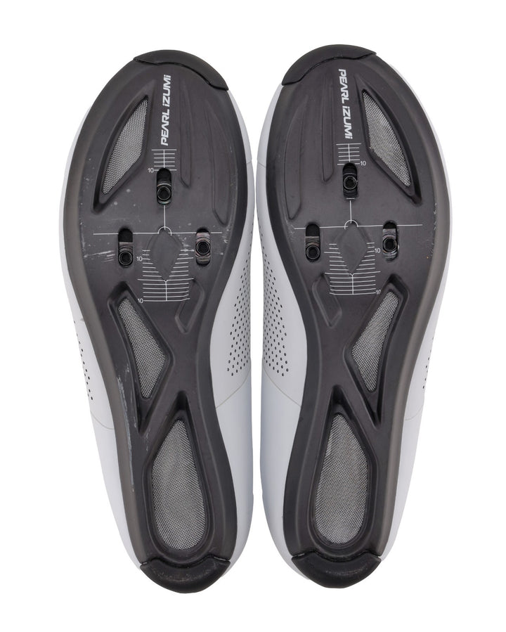 Pearl Izumi PRO Road Carbon Bike Shoes EU 41 US 7.75 BOA Wire 3-Bolt WHITE