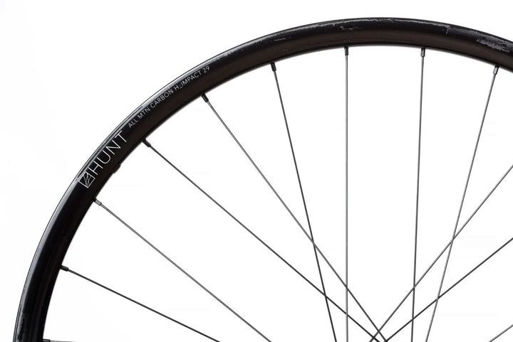 HUNT All Mountain H_IMPACT 29 Carbon Mtn Bike FRONT Wheel 6B Disc 15x 110mm DH