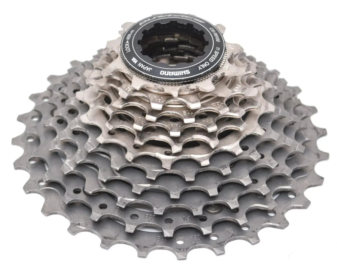Shimano Dura-Ace CS-R9100 11 Speed Road Bike Cassette ​​11-30T Titanium Tri TT