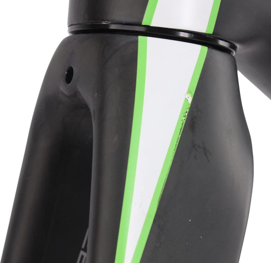 Litespeed C1 Carbon Road Bike Frameset XL Nude/White/Green 700c QR Rim Aero 2013