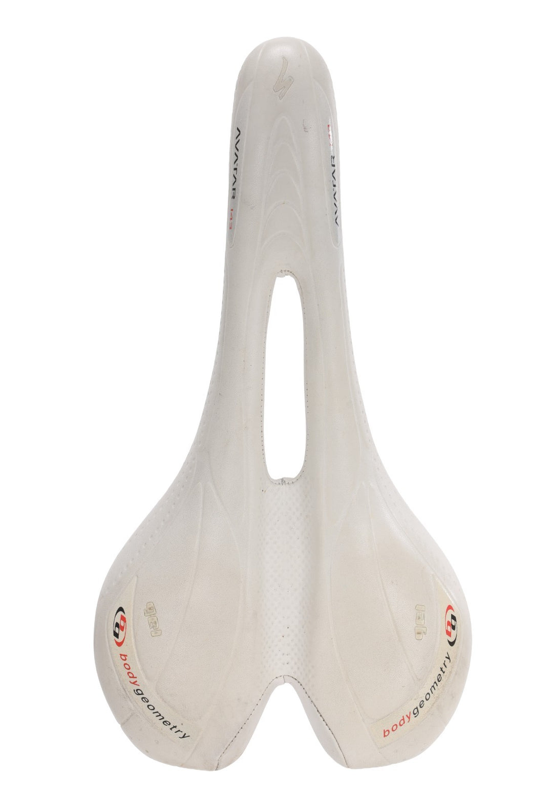 Specialized BG Avatar Road Bike Saddle 143mm 7 x 7mm WHITE Hollow Cr-Mo Rail