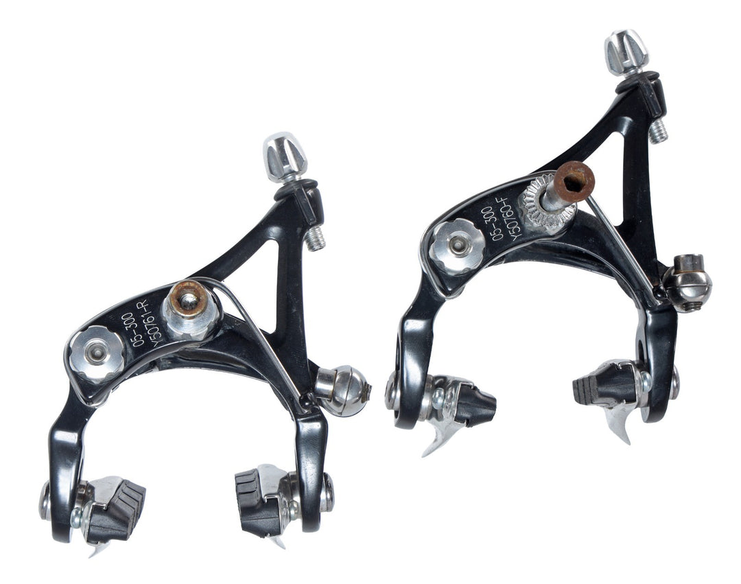 Mavic SSC Road Bike Rim Brake Calipers SET F+R Black Dual Pivot Center Mount