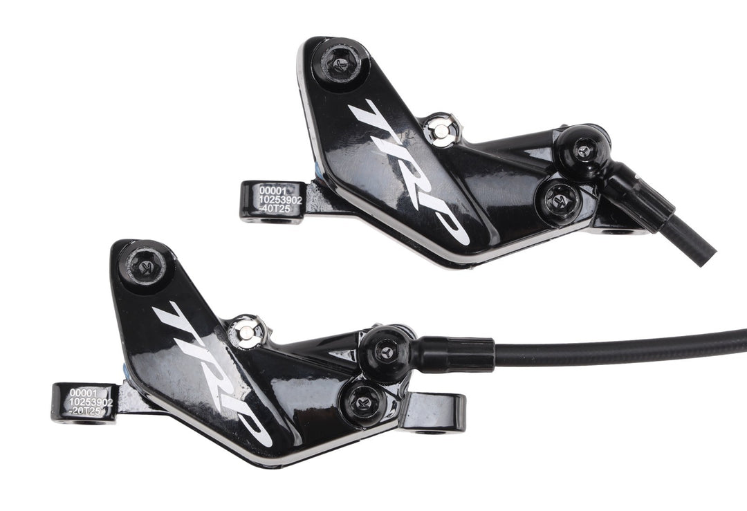 TRP Trail EVO HD-M843 Mountain Bike Levers w/ Disc Brake Calipers SET Post Mount