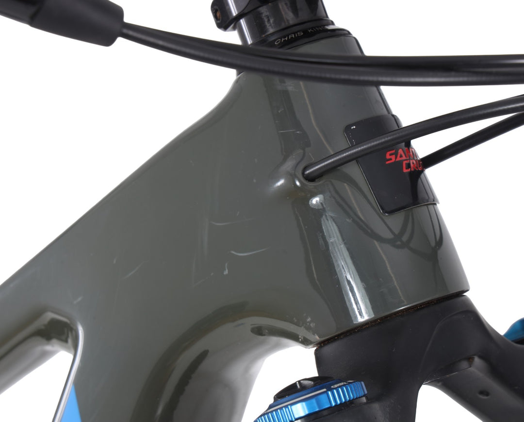 Santa Cruz Bronson CC XX1 Carbon Mtn Bike 1x 12s SM Moss/Blue MX Fox SRAM 2022