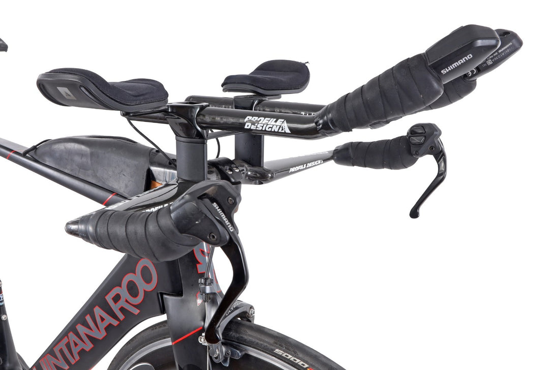 Quintana Roo PRsix Di2 2x11s Carbon Triathlon Bike 52cm Ultegra HED Jet 6/9 2016