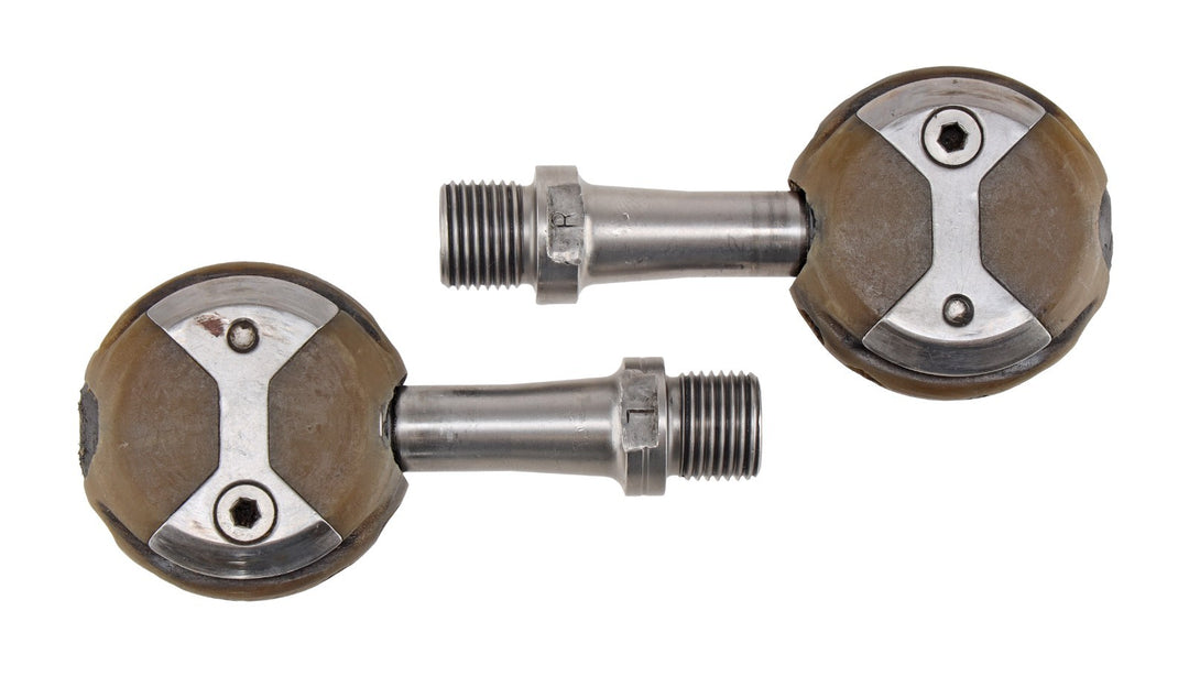 Speedplay X2 Clipless Road Bike Pedals Gray 53mm Stainless Steel 4 Bolt