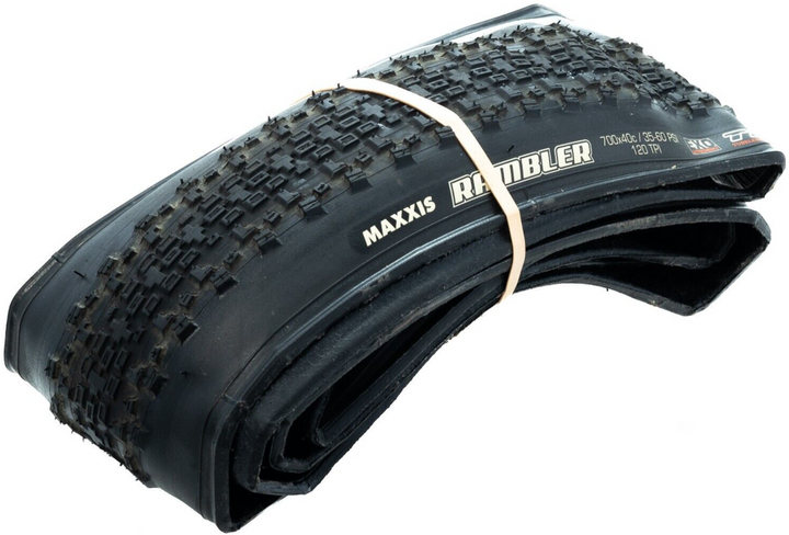 Maxxis Rambler Tubeless Gravel Bike Tires 700x 40c EXO TR 120TPI Race Cyclocross