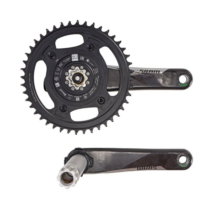 SRAM Red D1 AXS 1x 12s Carbon Power Meter Crankset 172.5mm 44T DUB SL Quarq Bike