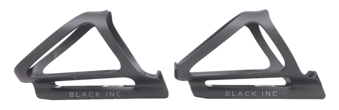 BLACK Inc Water Bottle Cages 1 PAIR Matte BLACK/GREY Road Triathlon Gravel Bike