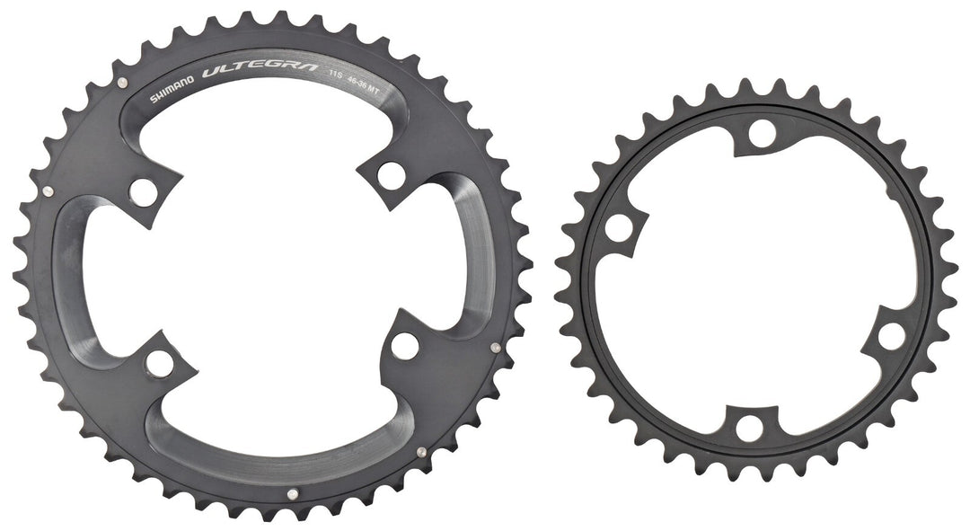 Shimano Ultegra FC-R8000 2 x 11 Sp Chainring Set 46/36T Cyclocross Gravel 4 Bolt